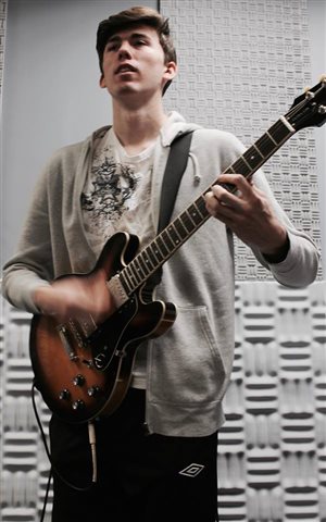One of our head guitar students, Alex Binder!