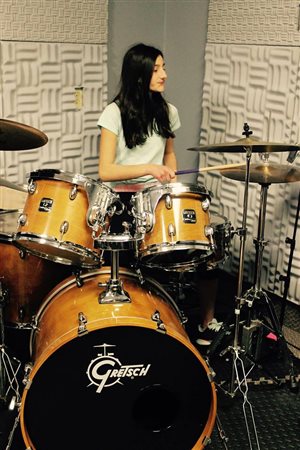 Sofia is meant to be a drummer. We knew it from the beginning.